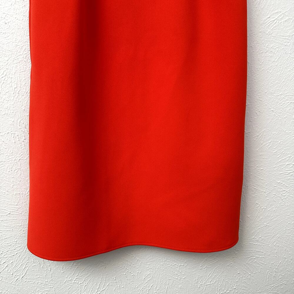 Topshop Ruffle Trim Shift Mini Dress - Size 4 - Picture 4 of 10